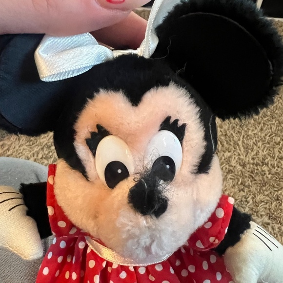 Vintage applause minnie mouse red polka dot 8" plush doll toy - Picture 5 of 5